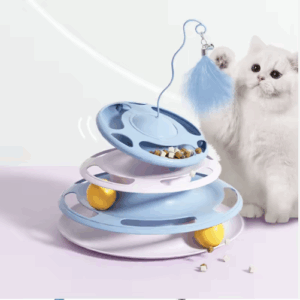 Strona główna obracająca się zabawka edukacyjna dla kota